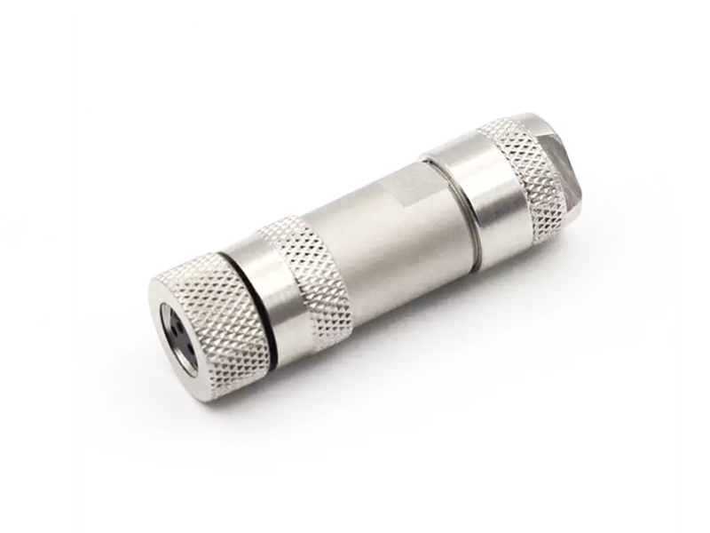 METAL SENSOR CONNECTOR M8 SOCKET 4PIN